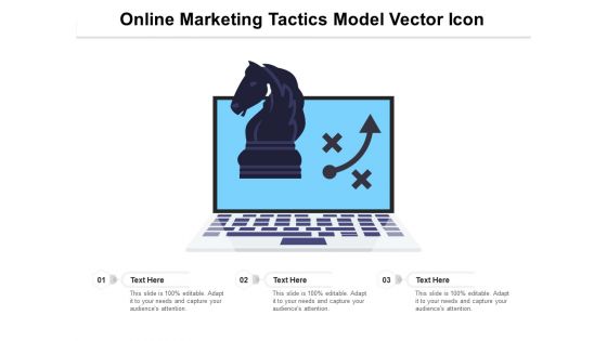 Online Marketing Tactics Model Vector Icon Ppt PowerPoint Presentation Gallery Templates PDF