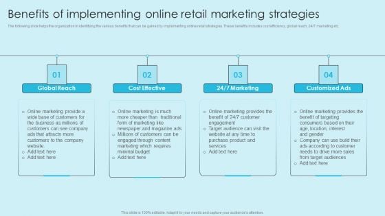 Online Marketing Techniques For Acquiring Clients Benefits Of Implementing Online Retail Marketing Rules PDF