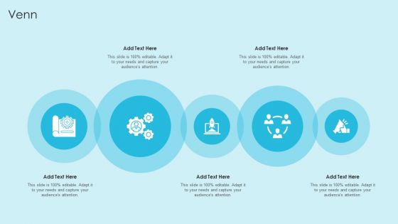 Online Marketing Techniques For Acquiring Clients Venn Icons PDF