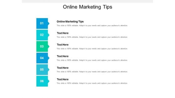 Online Marketing Tips Ppt PowerPoint Presentation Styles Files Cpb