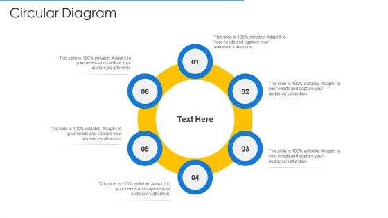 Online Merchandising Techniques Enhance Conversion Rate Circular Diagram Background PDF