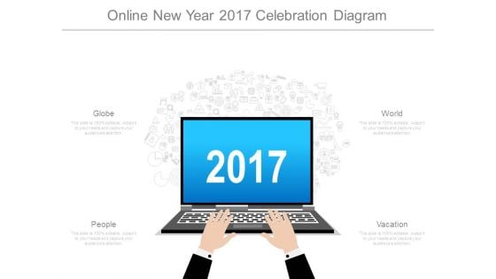 Online New Year 2017 Celebration Diagram