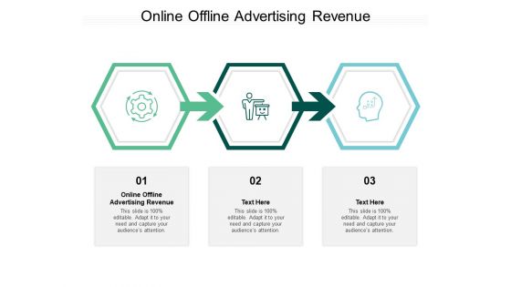 Online Offline Advertising Revenue Ppt PowerPoint Presentation Slides Inspiration Cpb Pdf