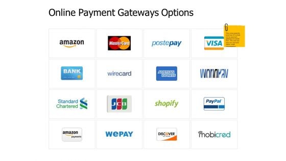 Online Payment Gateways Options Ppt PowerPoint Presentation Summary Slideshow Online Payment Gateways Options Ppt PowerPoint Presentation Summary Slideshow