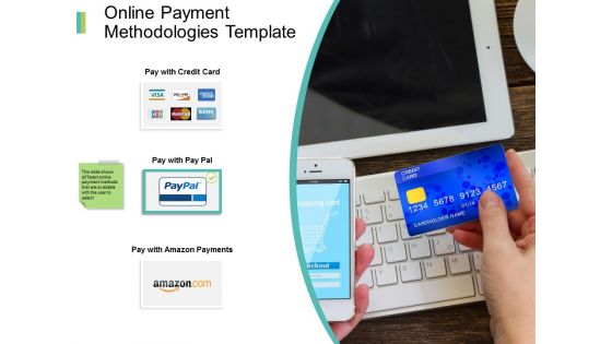 Online Payment Methodologies Template Ppt PowerPoint Presentation Infographic Template Visuals