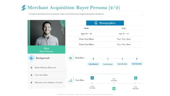 Online Payment Platform Merchant Acquisition Buyer Persona Background PDF