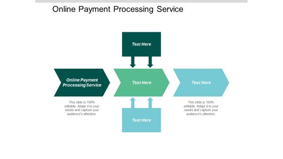Online Payment Processing Service Ppt PowerPoint Presentation Infographic Template Deck Cpb