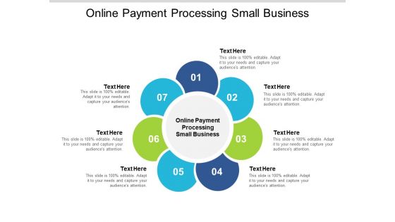 Online Payment Processing Small Business Ppt PowerPoint Presentation Icon Template Cpb