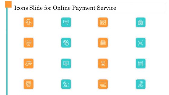 Online Payment Service Icons Slide For Online Payment Service Ppt Background Image PDF