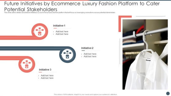 Online Premium Fashion Portal Venture Capitalist Financing Elevator Pitch Deck Future Initiatives By Ecommerce Introduction PDF