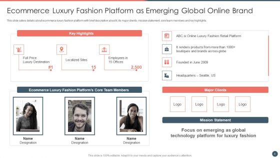 Online Premium Fashion Portal Venture Capitalist Financing Elevator Pitch Deck Ppt PowerPoint Presentation Complete Deck With Slides