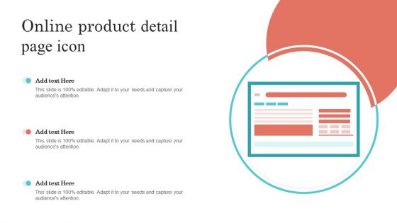 Online Product Detail Page Icon Mockup PDF