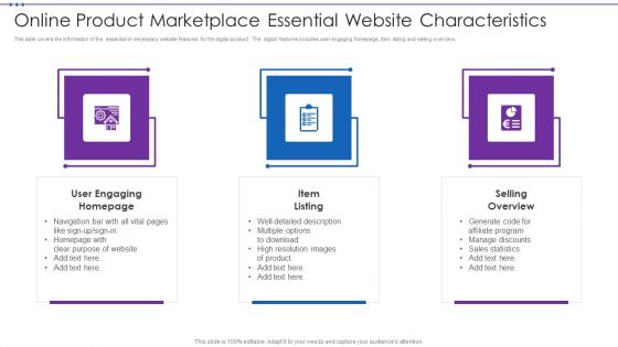 Online Product Marketplace Essential Website Characteristics Professional PDF Online Product Marketplace Essential Website Characteristics Professional PDF