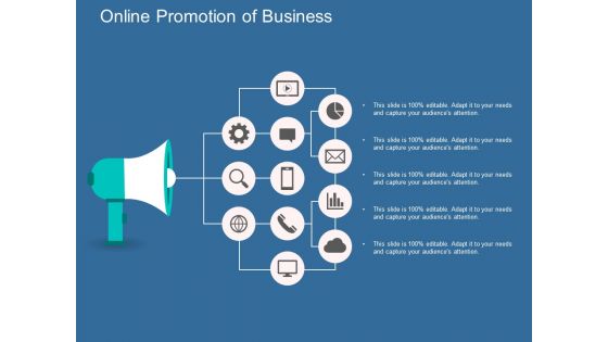 Online Promotion Of Business Ppt Powerpoint Presentation Professional Graphics Download