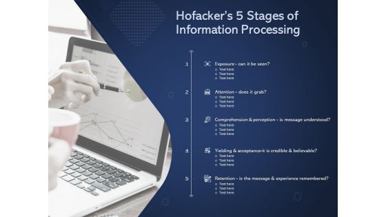 Online Promotional Marketing Frameworks Hofackers 5 Stages Of Information Processing Pictures PDF