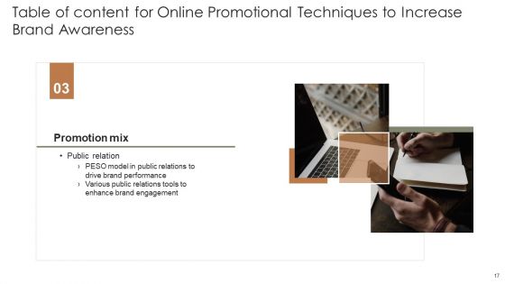 Online Promotional Techniques To Increase Brand Awareness Ppt PowerPoint Presentation Complete Deck With Slides