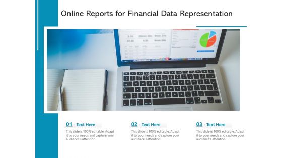 Online Reports For Financial Data Representation Ppt PowerPoint Presentation Professional Picture PDF