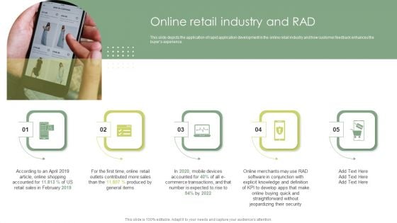 Online Retail Industry And Rad Rapid Application Building RAB Model Microsoft PDF