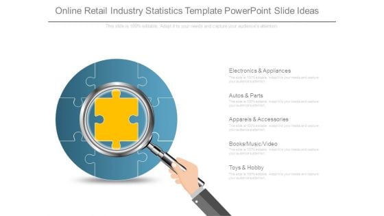 Online Retail Industry Statistics Template Powerpoint Slide Ideas