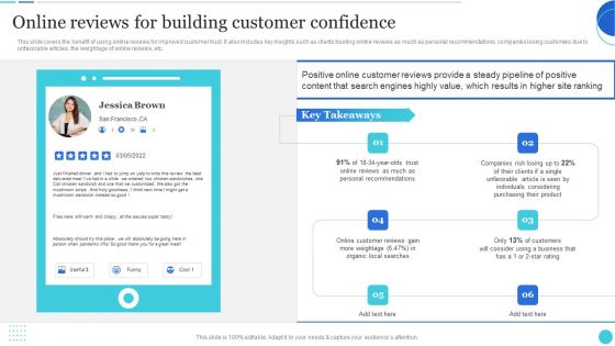 Online Reviews For Building Customer Confidence Clipart PDF Online Reviews For Building Customer Confidence Clipart PDF