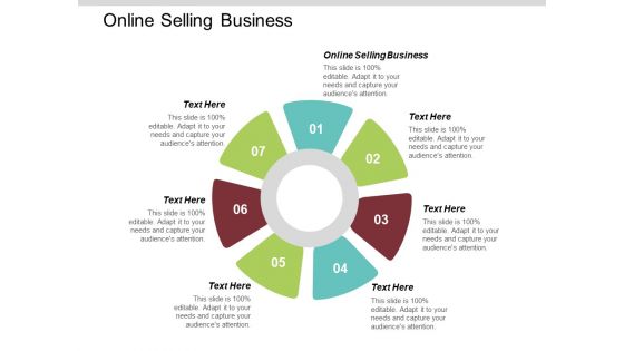 Online Selling Business Ppt PowerPoint Presentation Summary Background Designs Cpb