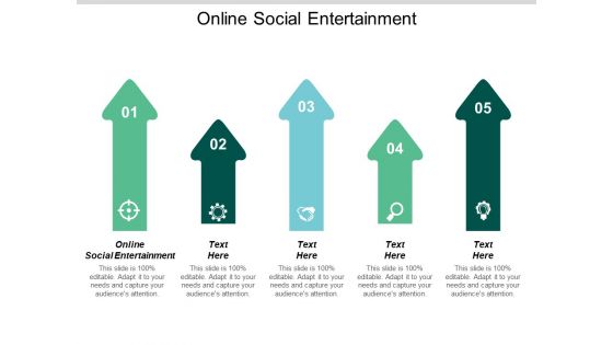 Online Social Entertainment Ppt PowerPoint Presentation Model Gallery Cpb