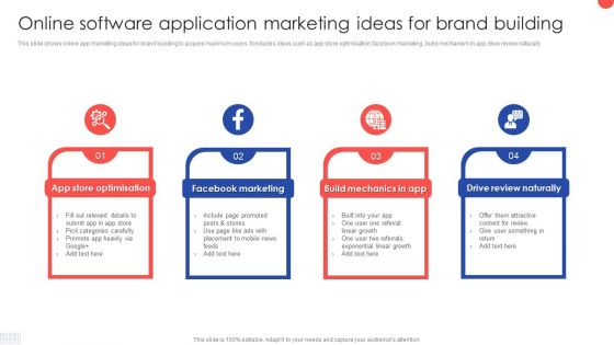 Online Software Application Marketing Ideas For Brand Building Themes PDF Online Software Application Marketing Ideas For Brand Building Themes PDF