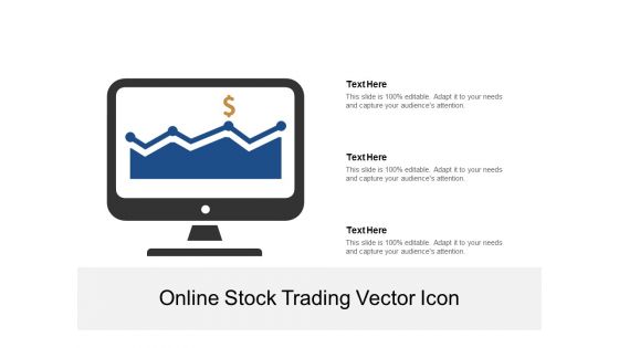 Online Stock Trading Vector Icon Ppt PowerPoint Presentation Infographics Good