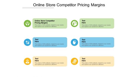 Online Store Competitor Pricing Margins Ppt PowerPoint Presentation Pictures Show Cpb Pdf