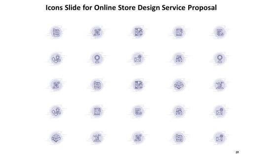 Online Store Design Service Proposal Ppt PowerPoint Presentation Complete Deck With Slides Slide28