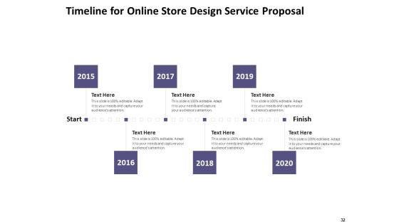 Online Store Design Service Proposal Ppt PowerPoint Presentation Complete Deck With Slides Slide32