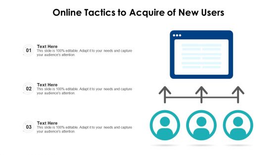 Online Tactics To Acquire Of New Users Ppt Icon Microsoft PDF