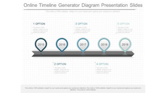 Online Timeline Generator Diagram Presentation Slides