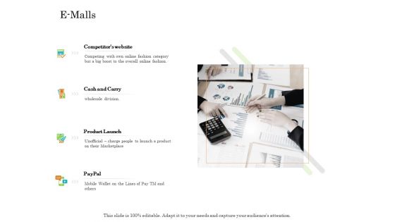Online Trade Management System E Malls Ppt Inspiration Demonstration PDF
