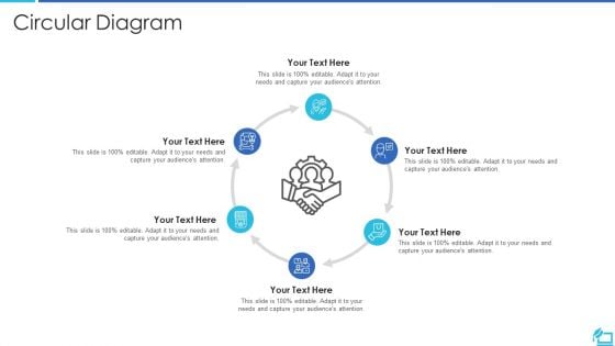 Online Training Investor Fundraising Elevator Circular Diagram Download PDF