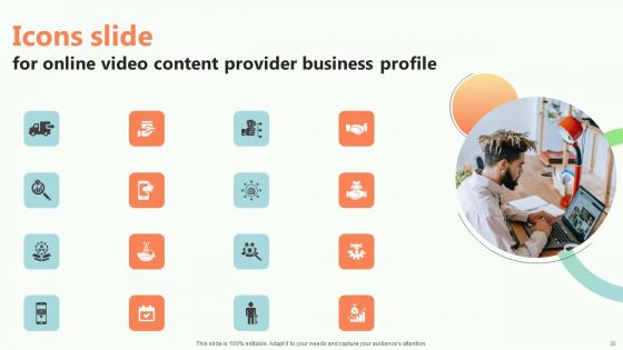 Online Video Content Provider Business Profile Ppt PowerPoint Presentation Complete Deck With Slides