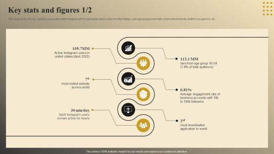 Online Video Model Company Profile Key Stats And Figures Portrait PDF