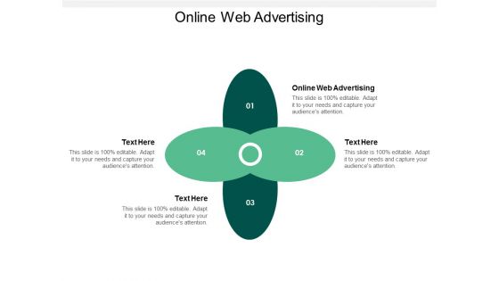 Online Web Advertising Ppt PowerPoint Presentation Icon Visual Aids Cpb