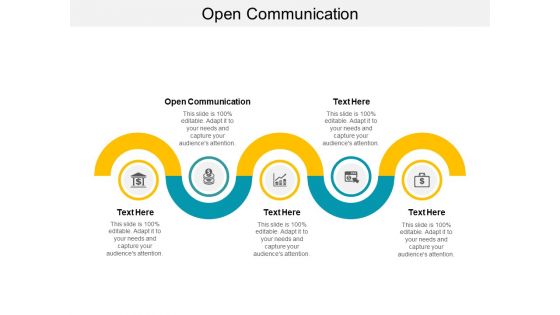 Open Communication Ppt PowerPoint Presentation Infographics Influencers Cpb