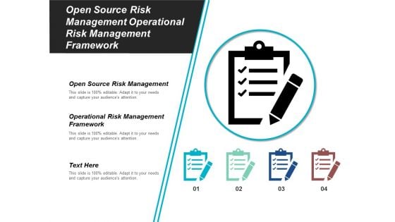 Open Source Risk Management Operational Risk Management Framework Ppt PowerPoint Presentation Gallery Graphics Pictures