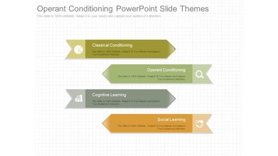 Operant Conditioning Powerpoint Slide Themes