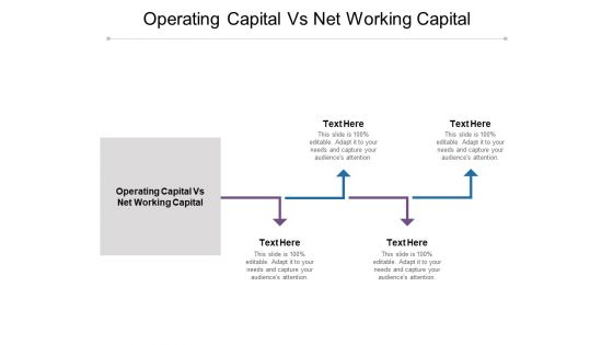 Operating Capital Vs Net Working Capital Ppt PowerPoint Presentation Show Background Cpb