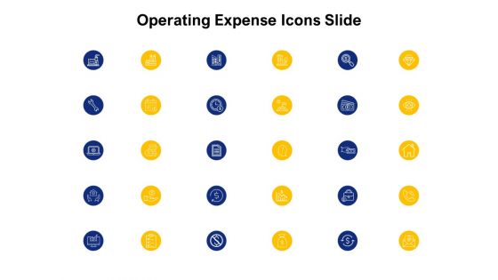 Operating Expense Icons Slide Ppt PowerPoint Presentation File Themes