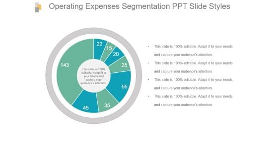 Operating Expenses Segmentation Ppt Slide Styles Operating Expenses Segmentation Ppt Slide Styles