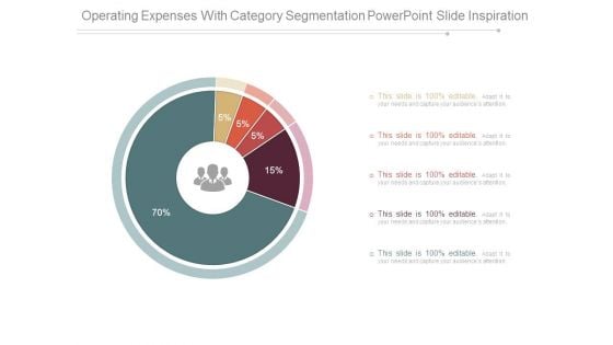 Operating Expenses With Category Segmentation Powerpoint Slide Inspiration