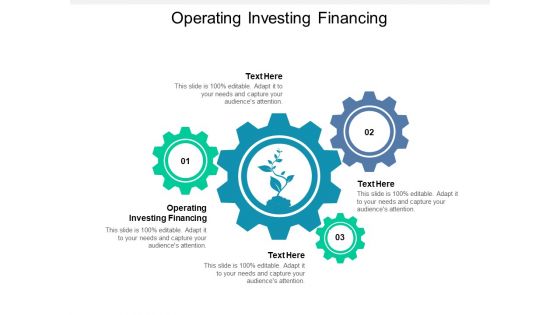 Operating Investing Financing Ppt PowerPoint Presentation Ideas Graphic Tips