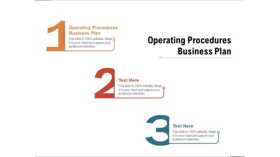 Operating Procedures Business Plan Ppt PowerPoint Presentation Inspiration Templates Cpb Pdf