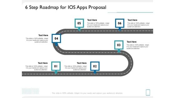 operating system application 6 step roadmap for ios apps proposal ppt professional backgrounds pdf operating system application 6 step roadmap for ios apps proposal ppt professional backgrounds pdf