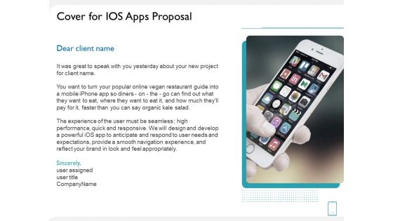 operating system application cover for ios apps proposal ppt icon skills pdf