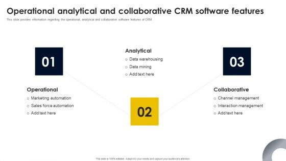 Operational Analytical And Collaborative CRM Software Features Structure PDF Operational Analytical And Collaborative CRM Software Features Structure PDF